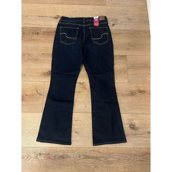 Levi Signature Womens Blue Denim Mid Rise Bootcut Jeans Size 30 x 30 - Picture 2 of 4